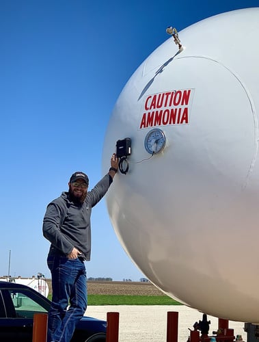 Ammonia Tank Install - 1024