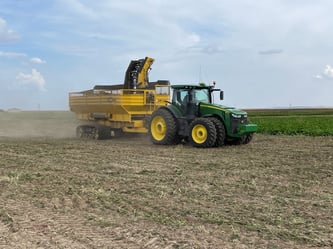 Sugar Beet Cart in Field