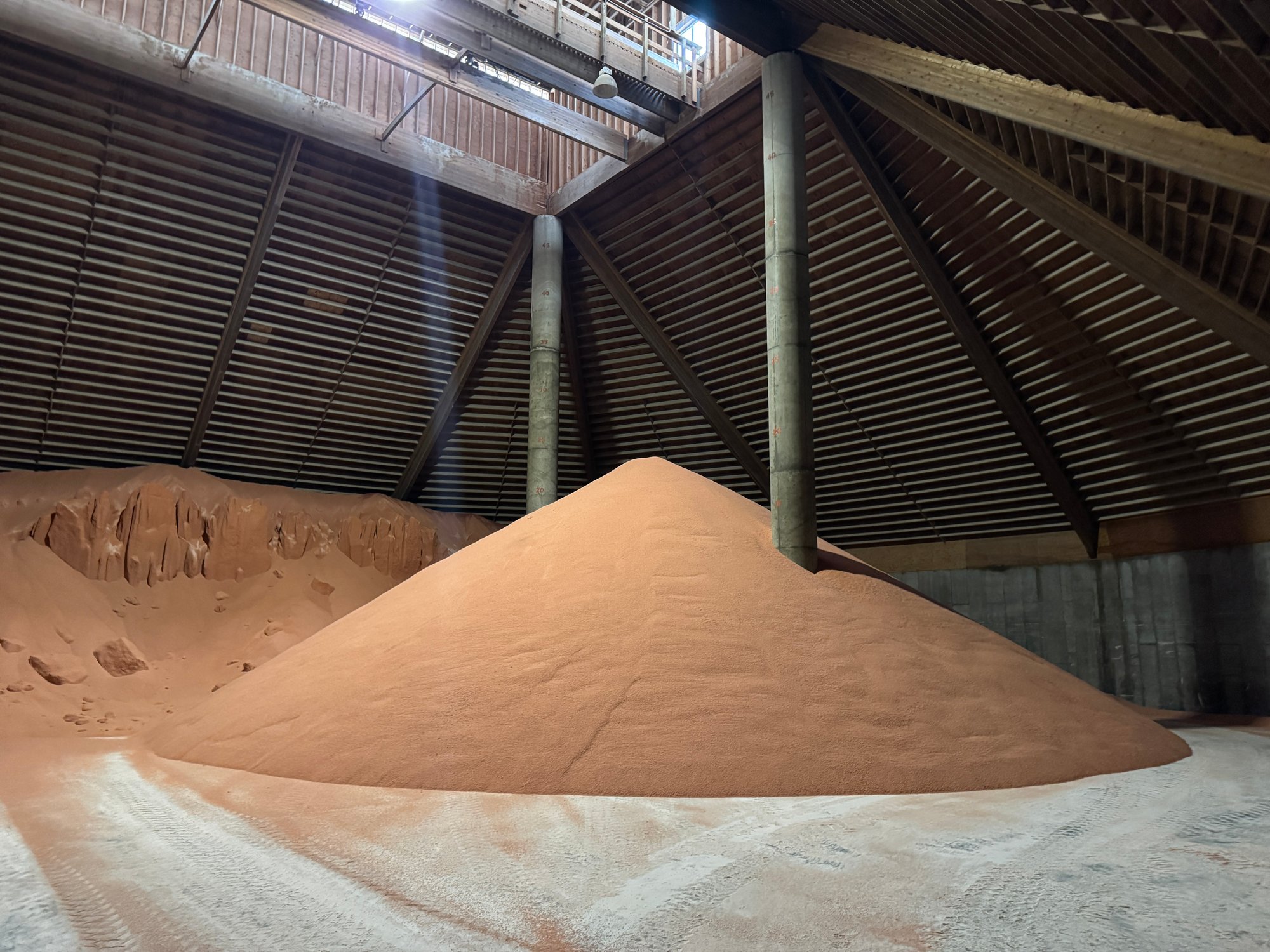Dry Fertilizer Pile