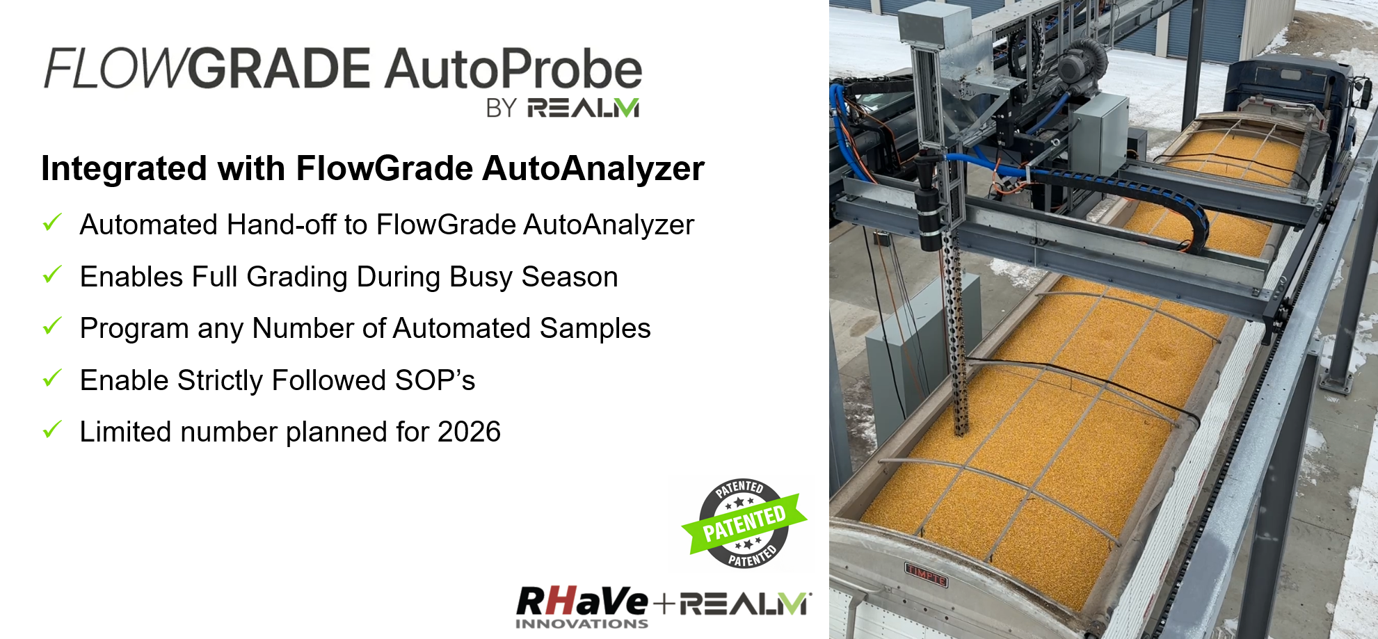 FlowGrade AutoProbe with RHaVe